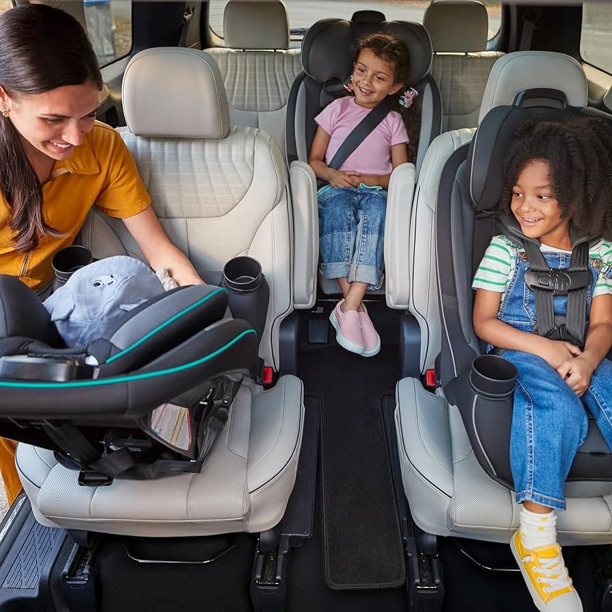 Safety 1st Grow & Go Slim Car Seat – Grows from Rear-Facing Infant to Booster (Iron Frost)