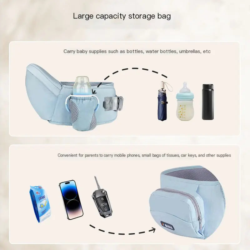 Multifunctional Strap on Baby Carrier