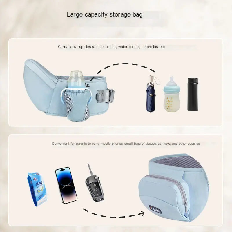 Multifunctional Strap on Baby Carrier