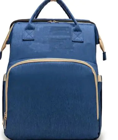 Diaper bag with pull out bed