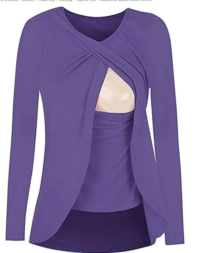 Long Sleeve Nursing Top