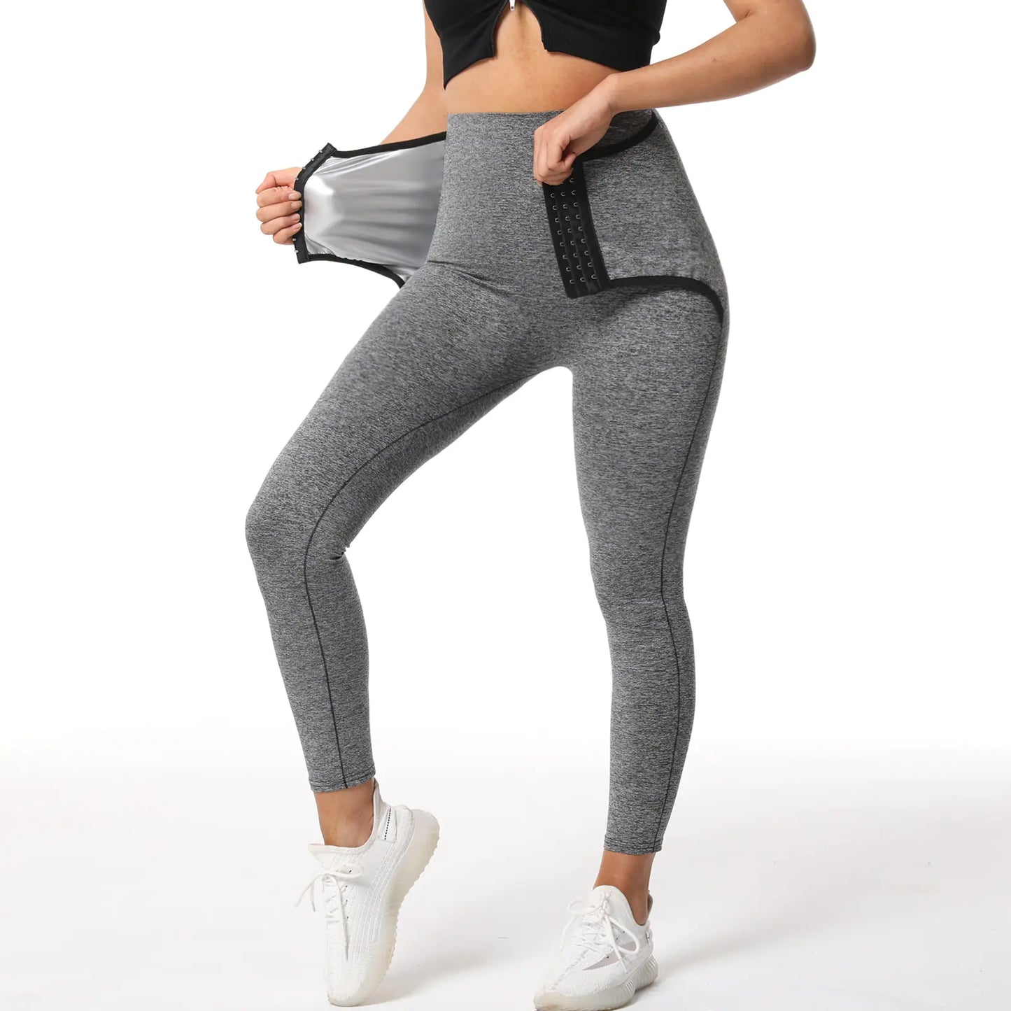 High-Waist Shaping Sauna Leggings