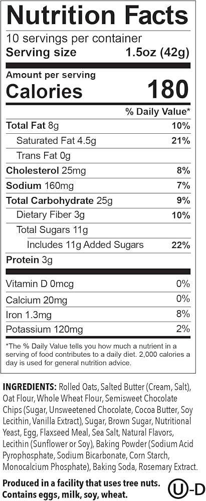 Munchkin Milkmakers® Lactation Cookie Bites – Oatmeal Chocolate Chip