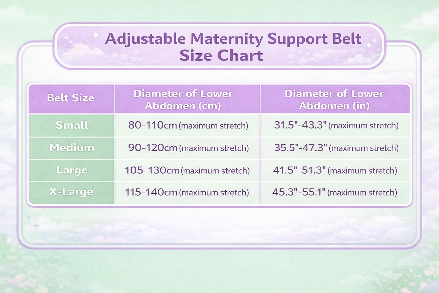 Adjustable Maternity Support Belt