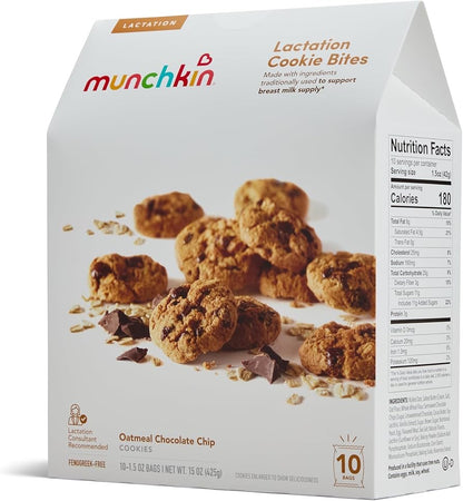 Munchkin Milkmakers® Lactation Cookie Bites – Oatmeal Chocolate Chip