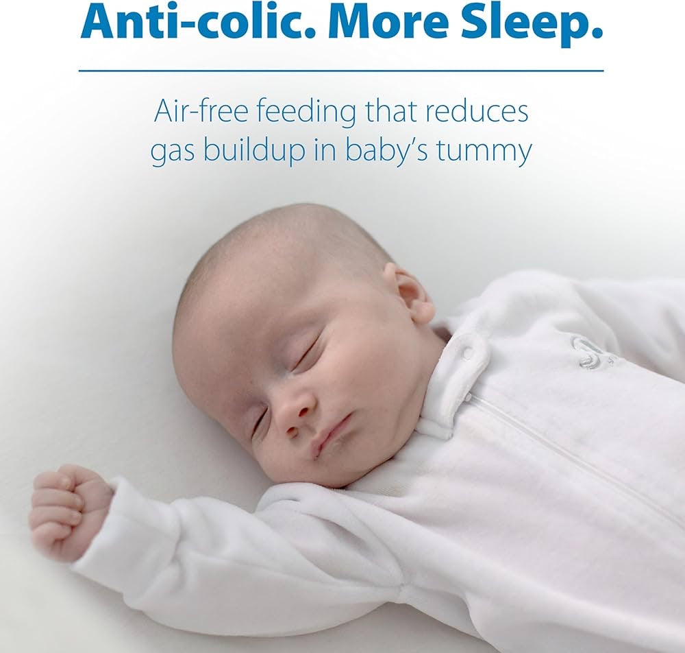 Dr. Brown's Natural Flow Anti-Colic Options+ Narrow Glass Baby Bottle