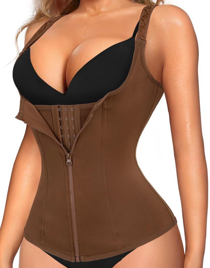 Waist Training Vest with Zipper