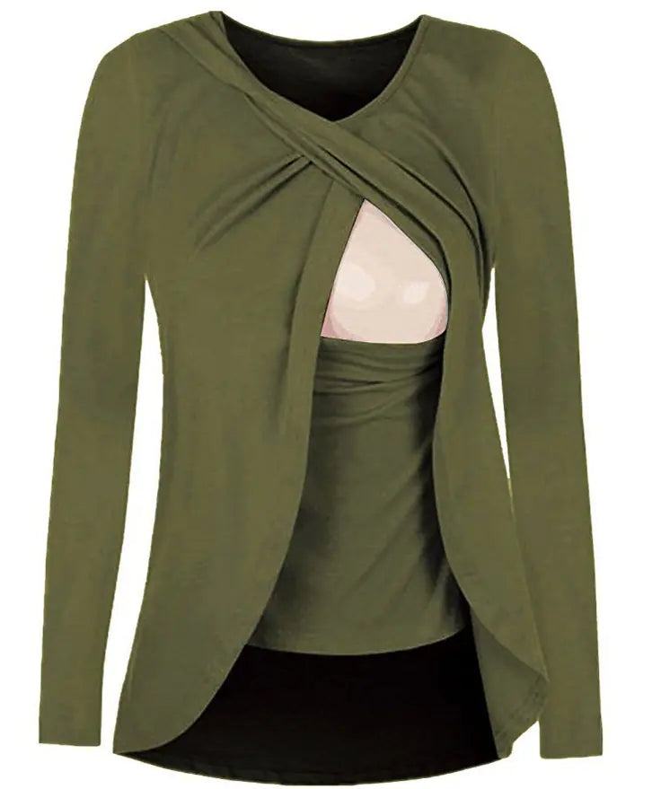 Long Sleeve Nursing Top