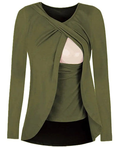 Long Sleeve Nursing Top