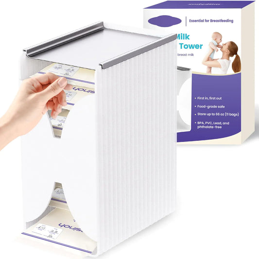 Freeze Organizer and Tower for Milk Storage Bags