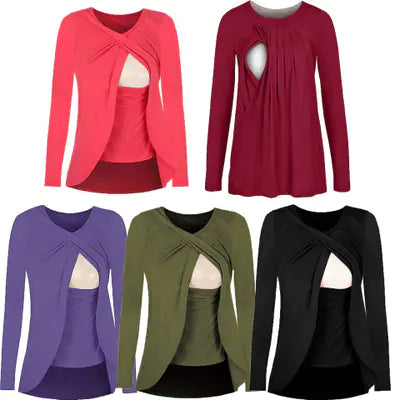 Long Sleeve Nursing Top