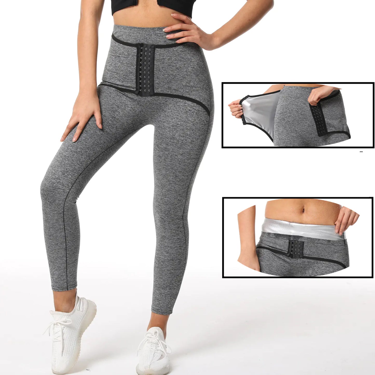 High-Waist Shaping Sauna Leggings