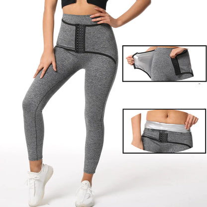 High-Waist Shaping Sauna Leggings
