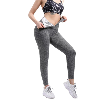 High-Waist Shaping Sauna Leggings