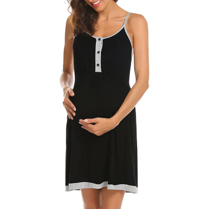 Postpartum/Maternity Dress with Straps