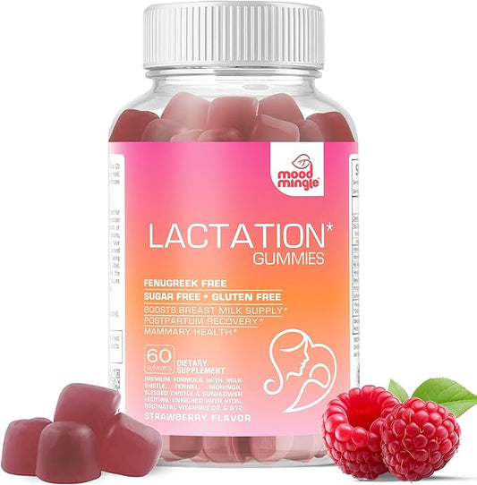 Mood Mingle Lactation and Postpartum Support Gummies
