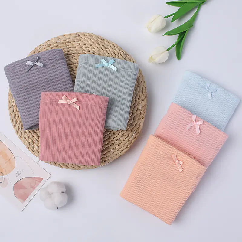 Cotton Lace High Waist Maternity Briefs